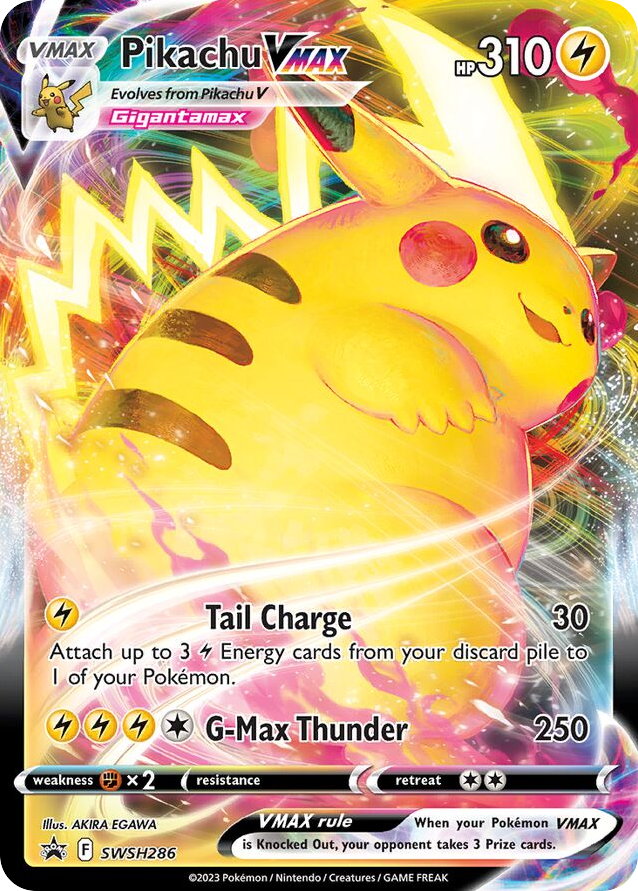 Pikachu VMAX card front
