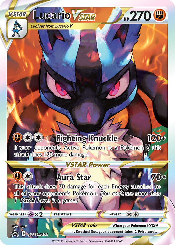 Lucario VSTAR card front
