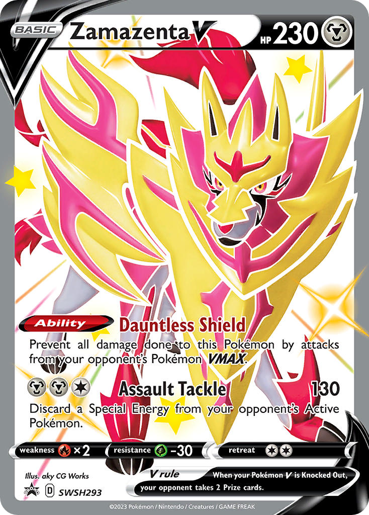 Zamazenta V card front