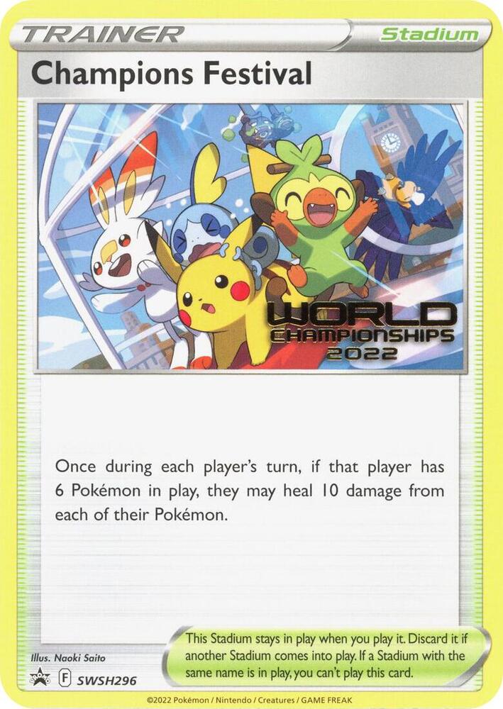 Champions Festival card front