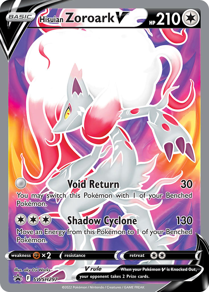 Hisuian Zoroark V card front