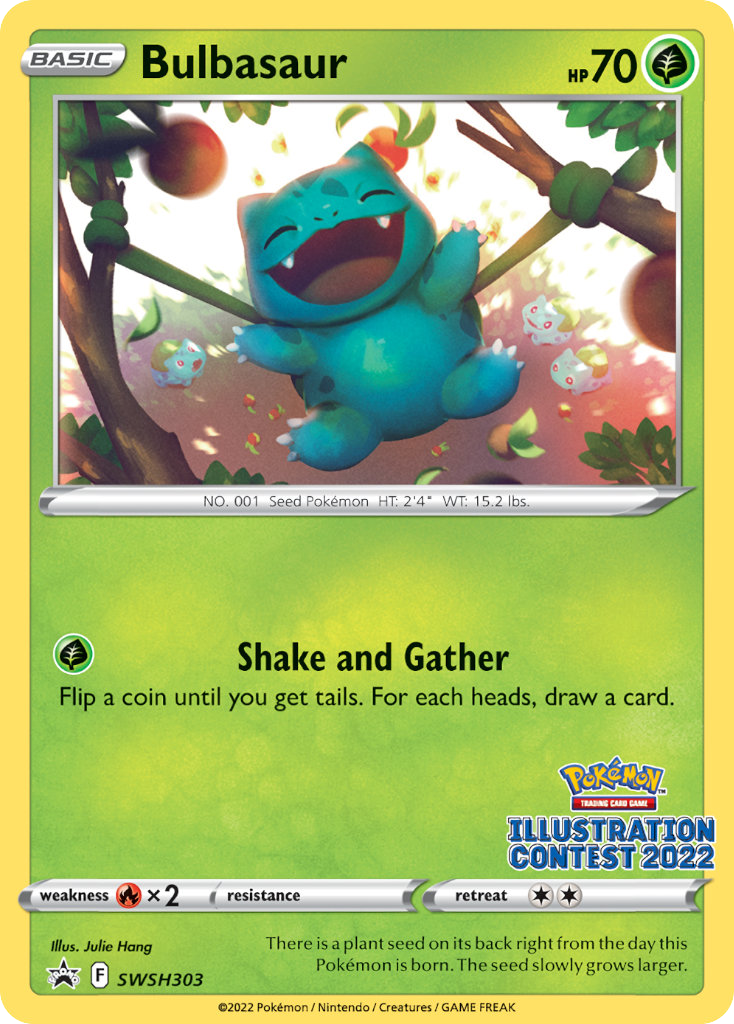 Bulbasaur card front