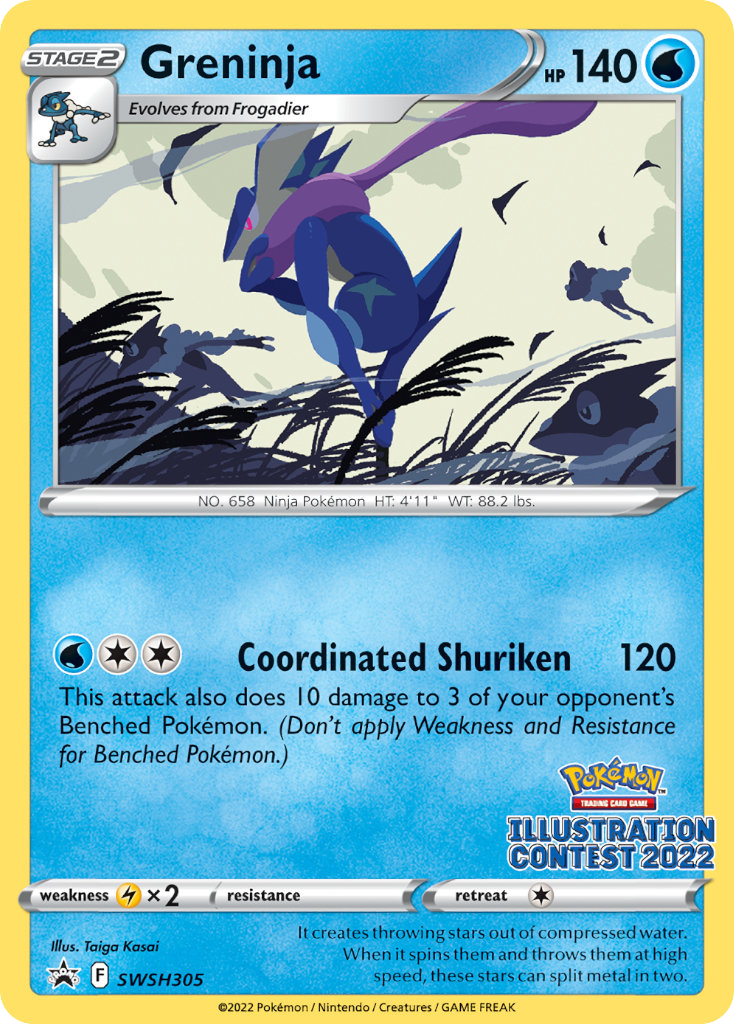 Greninja card front