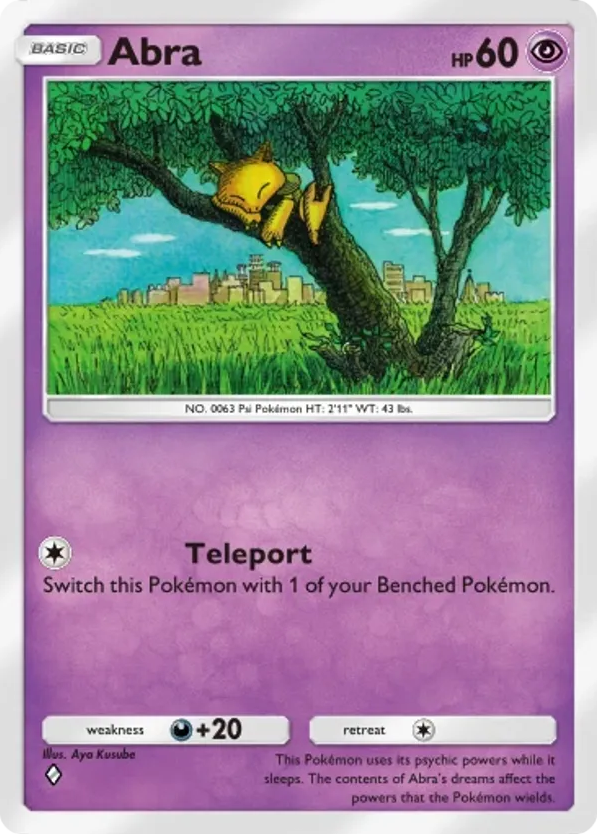 Abra card front