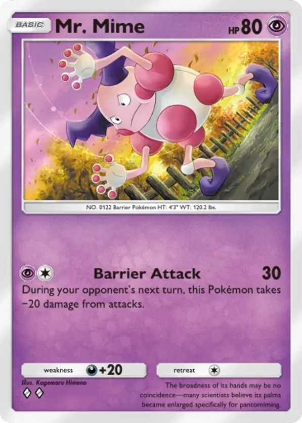 Mr. Mime card front