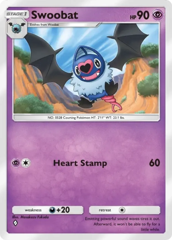 Swoobat card front