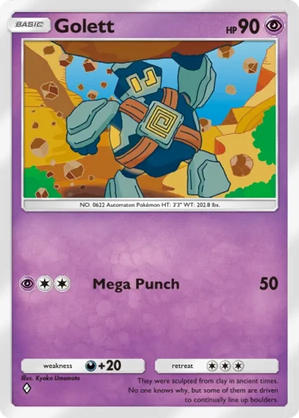 Golett card front