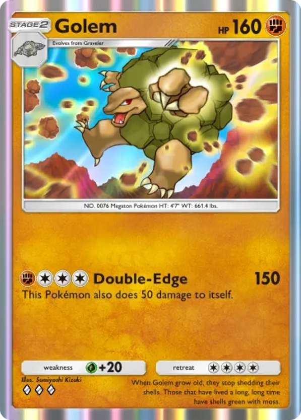 Golem card front