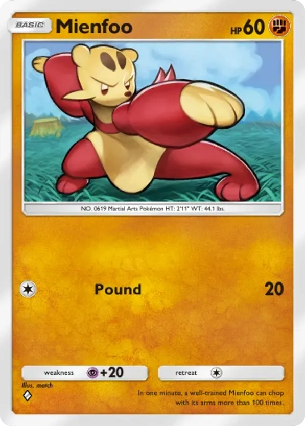 Mienfoo card front