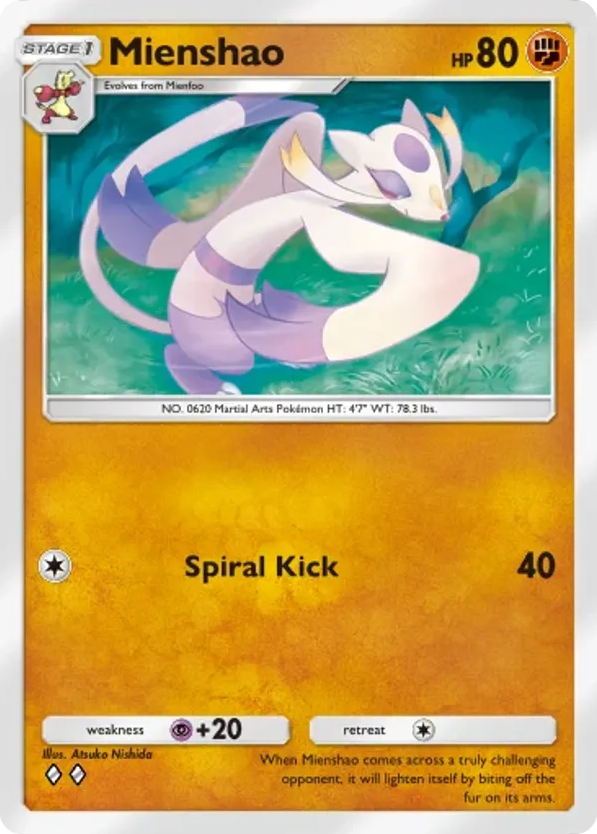 Mienshao card front