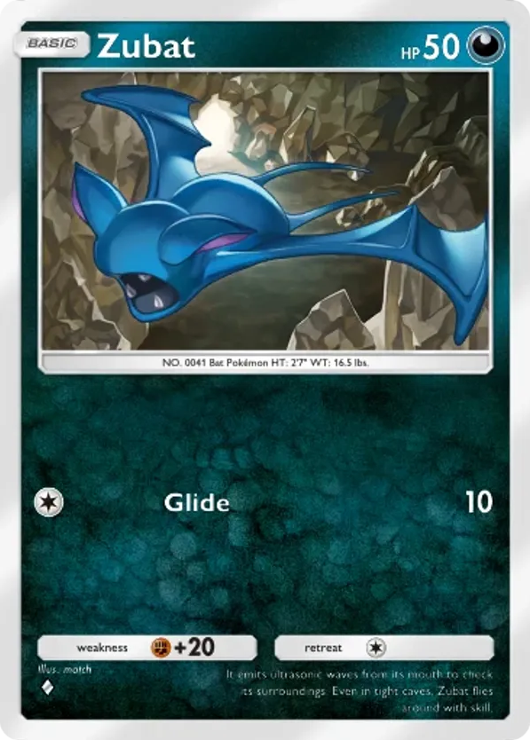 Zubat card front