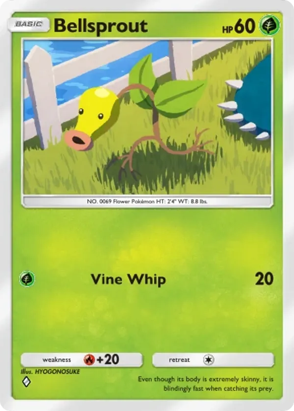 Bellsprout card front
