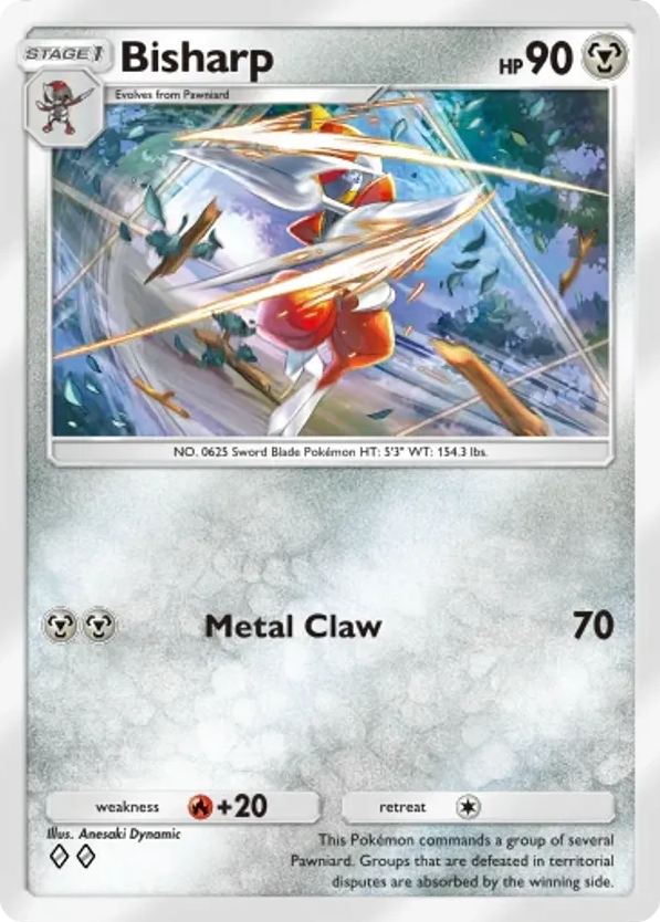 Bisharp card front