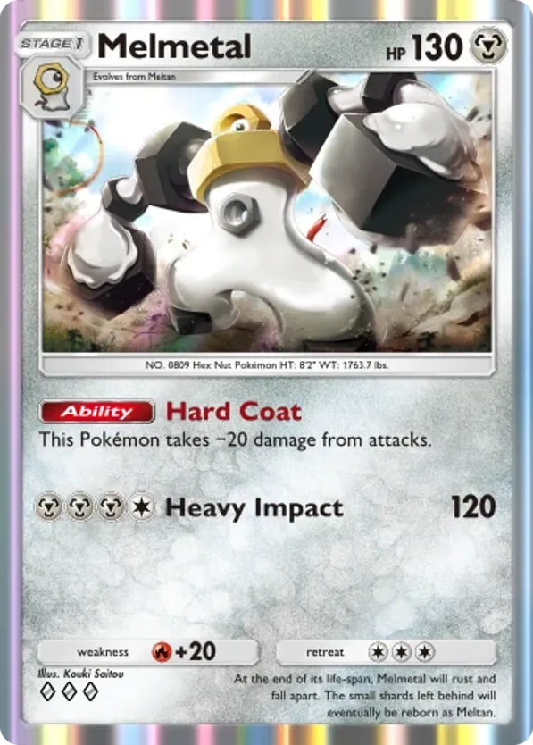 Melmetal card front