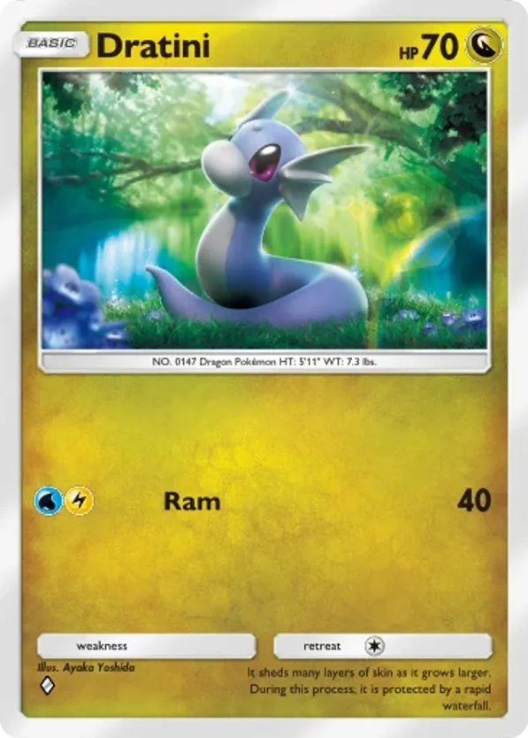 Dratini card front