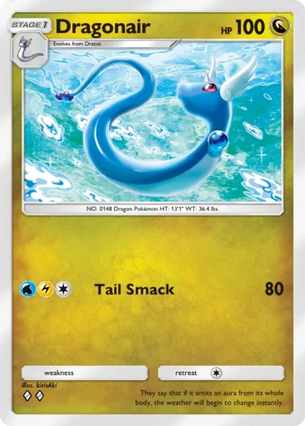 Dragonair card front