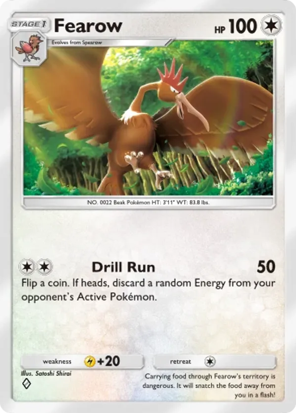 Fearow card front