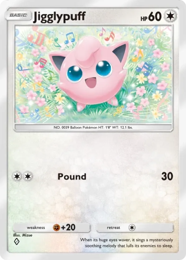 Jigglypuff card front