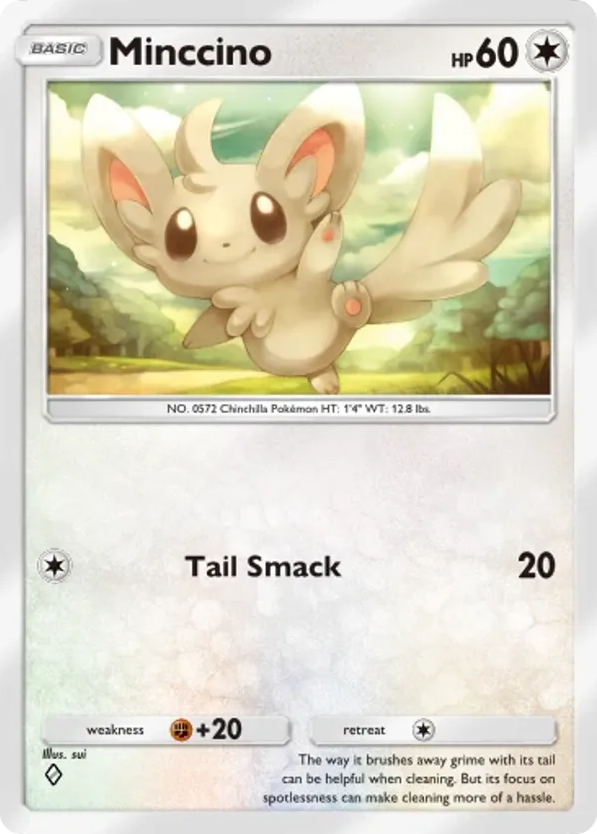 Minccino card front