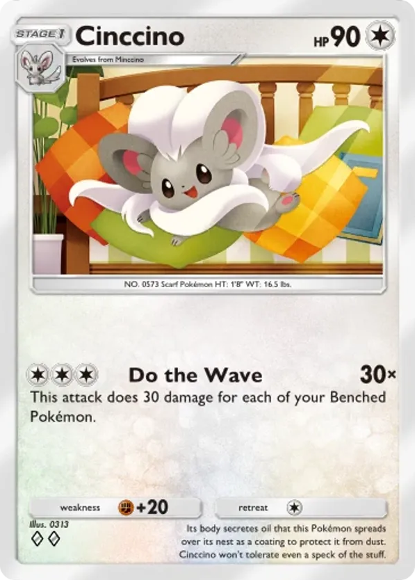Cinccino card front