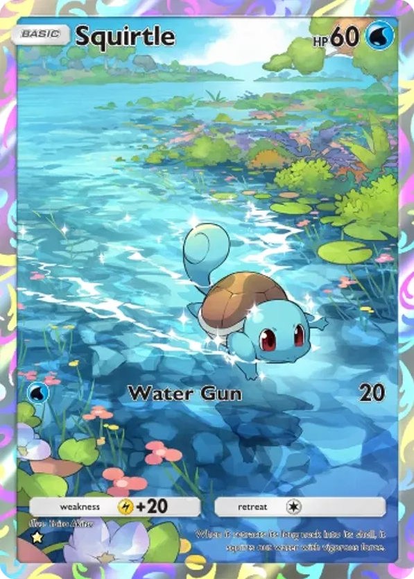 Squirtle card front