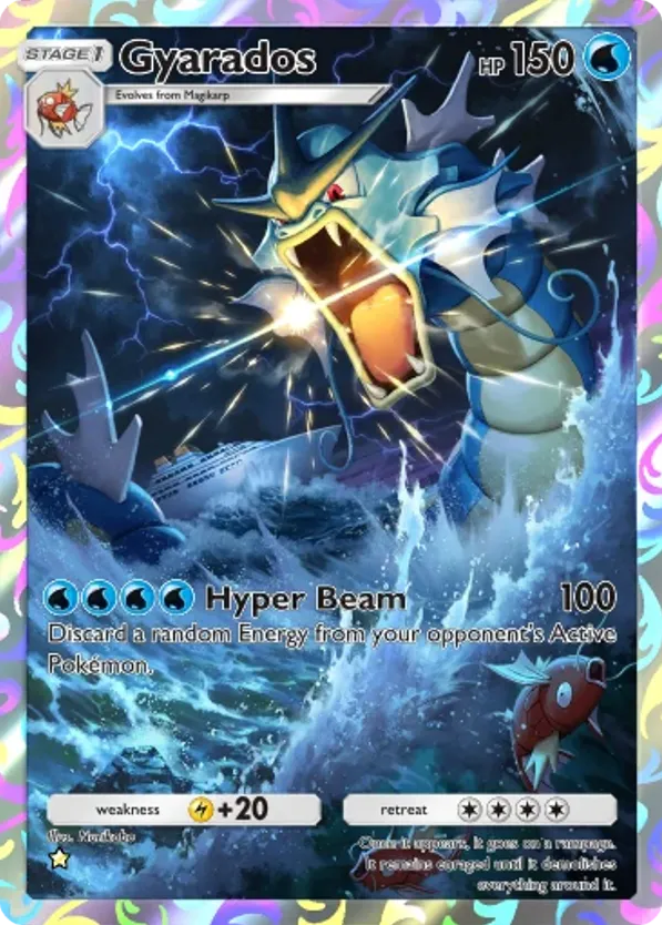 Gyarados card front