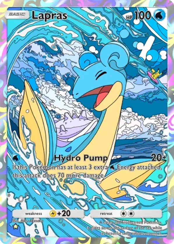 Lapras card front