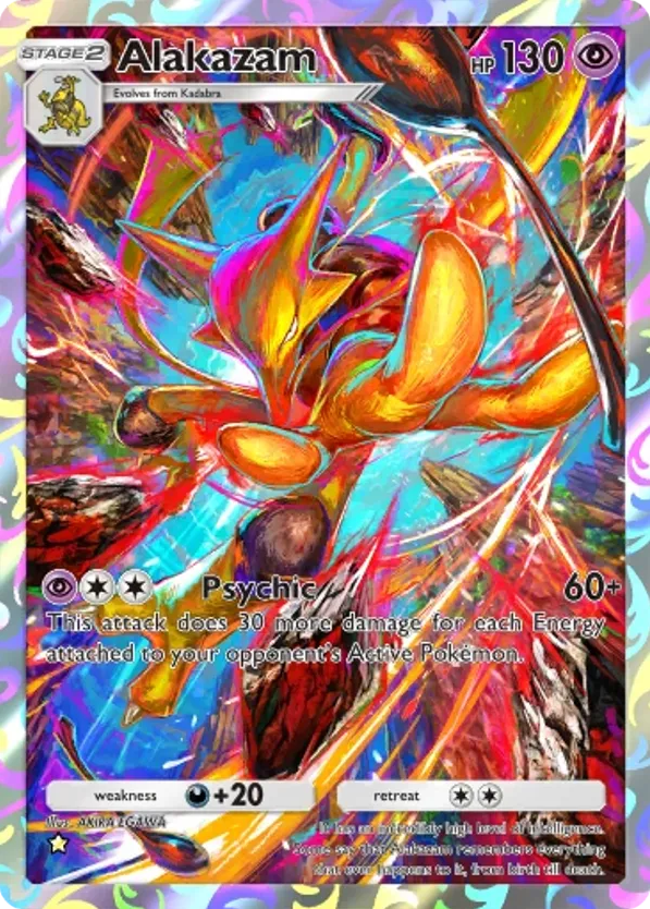 Alakazam card front