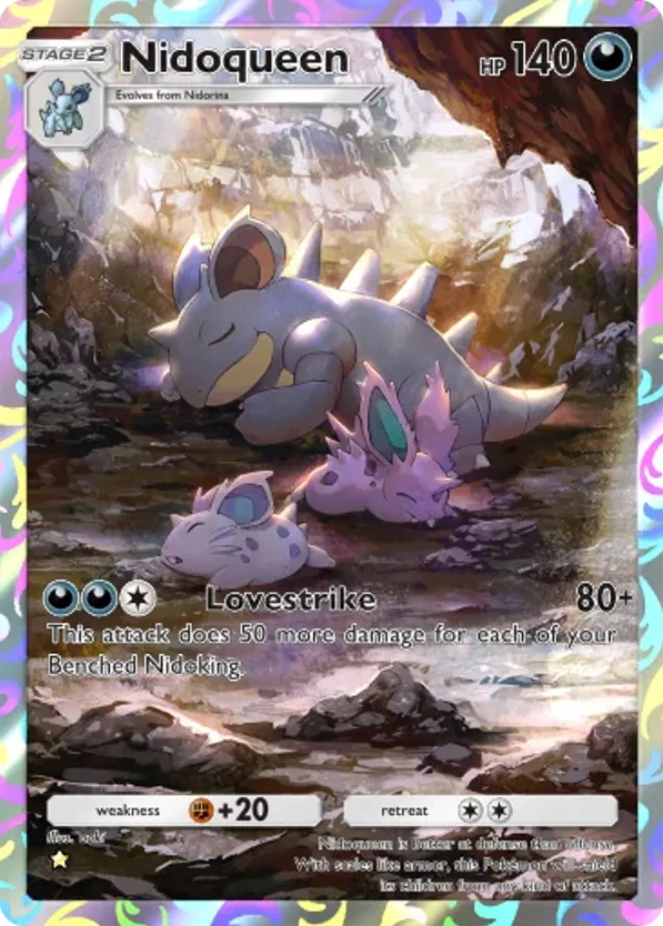 Nidoqueen card front