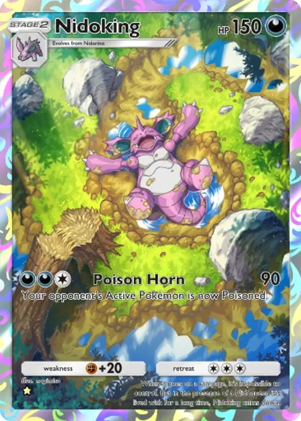 Nidoking card front