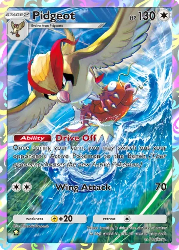 Pidgeot card front