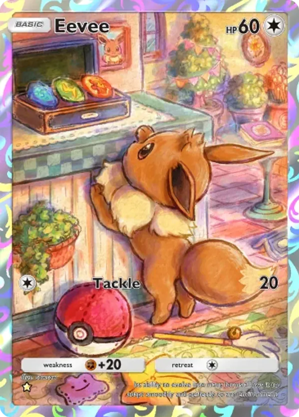 Eevee card front