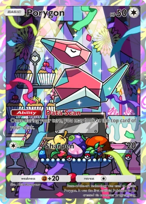 Porygon card front