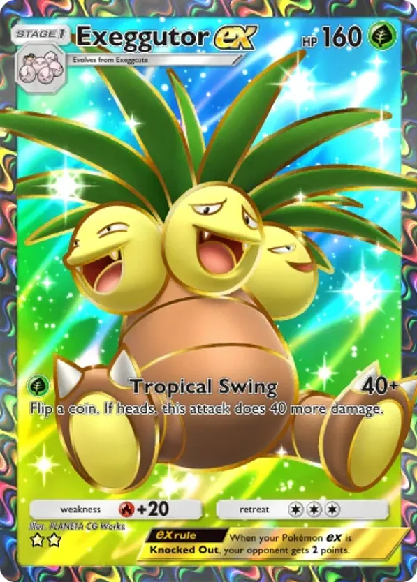 Exeggutor ex card front
