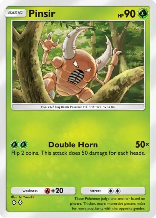 Pinsir card front