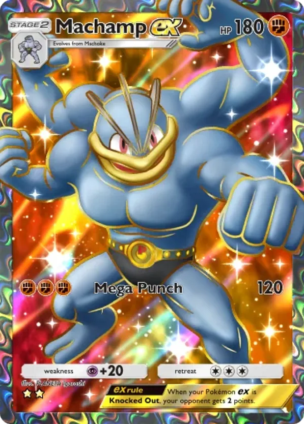 Machamp ex card front