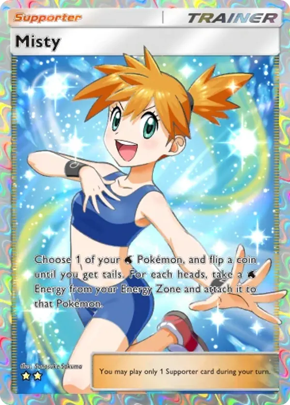 Misty card front