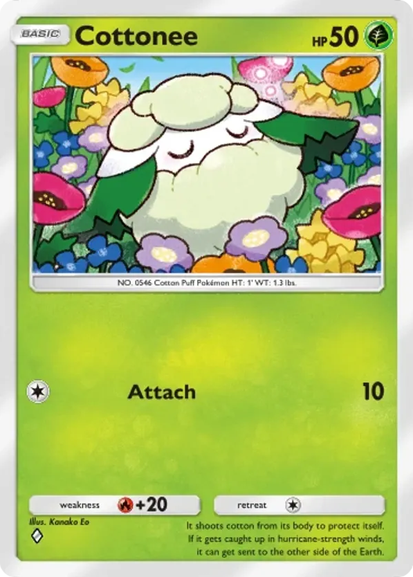 Cottonee card front