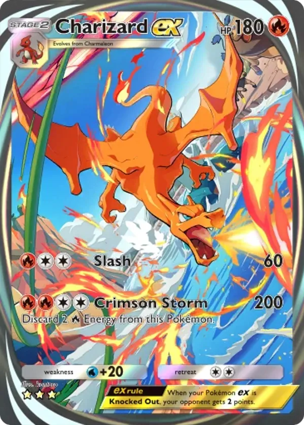 Charizard ex card front
