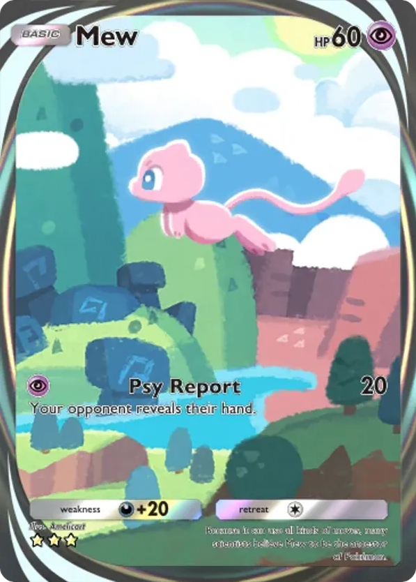 Mew card front