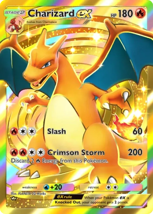 Charizard ex card front