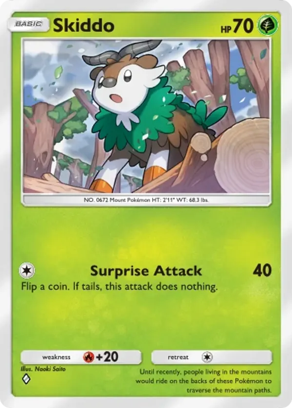 Skiddo card front