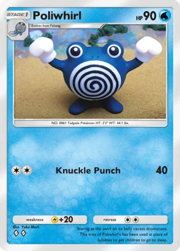 Poliwhirl card front