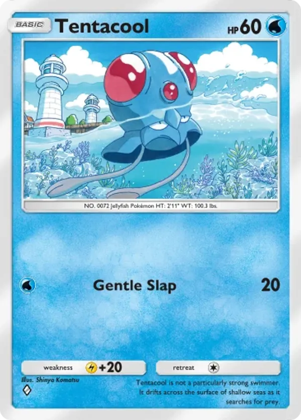 Tentacool card front