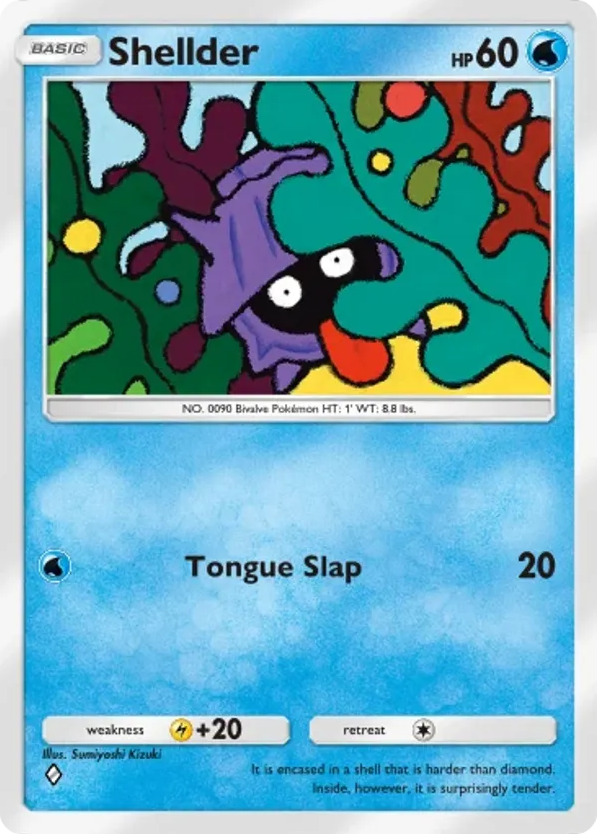 Shellder card front