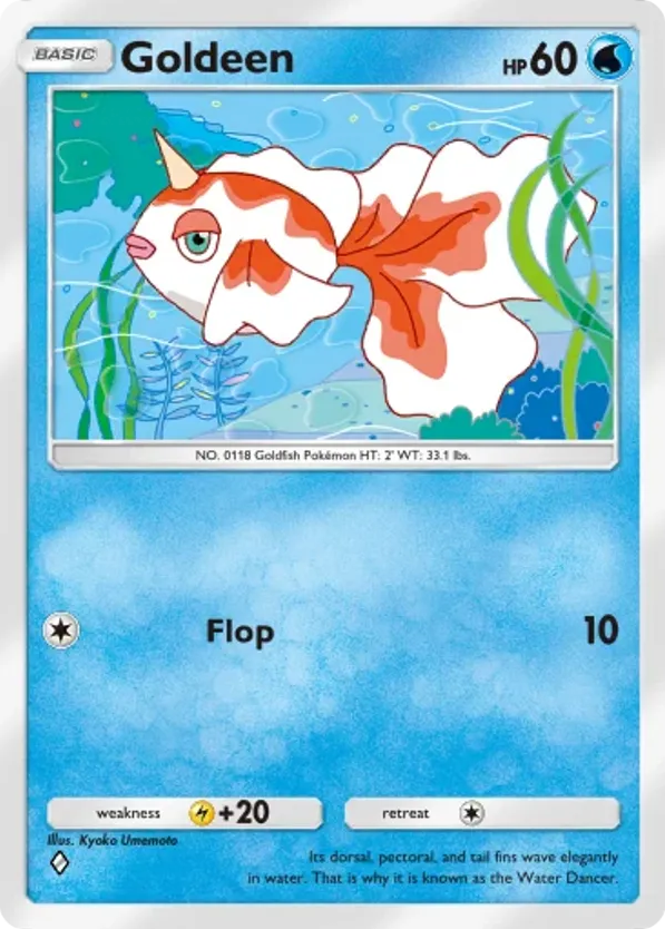 Goldeen card front