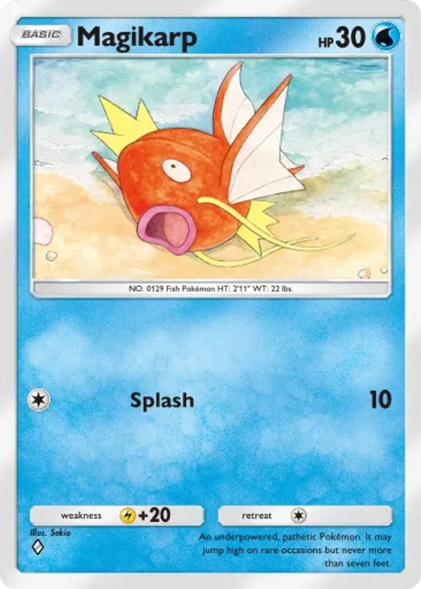 Magikarp card front