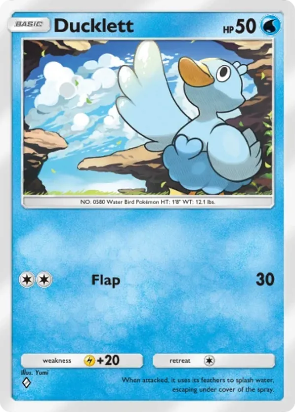 Ducklett card front