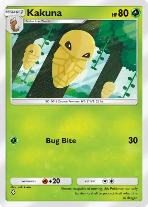 Kakuna card front