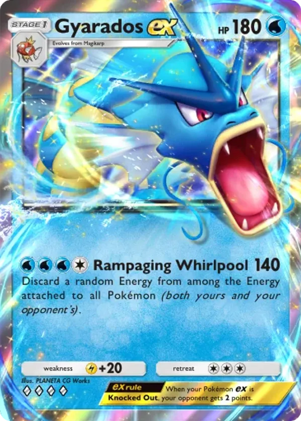 Gyarados ex card front